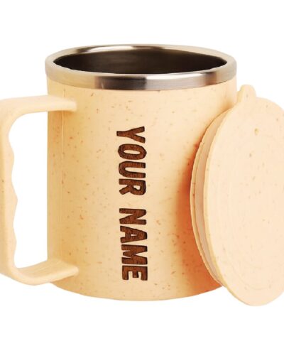 Customized Coffee Mug 250ml – Eco-Friendly Premium Insulated Coffee & Tea Mug with Lid – NatureXpress