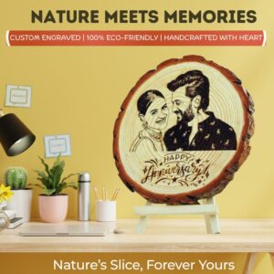 Naturexpress personalized wooden photo frame – durable solid wood frame with elegant finish for home décor and gifting