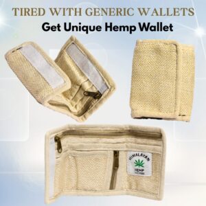 Hemp Wallet Eco-Friendly Handloom Cotton Trifold Wallet Naturexpress Eco-Friendly Hemp Wallet for Men & Women – Slim Handloom Cotton Trifold Design | Khadi Card Holder, Travel Pouch & Stylish Pocket Wallet | Sustainable Handmade Gift Under ₹300