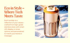 Smart Thermos with LED Temperature Display | Vacuum Flask