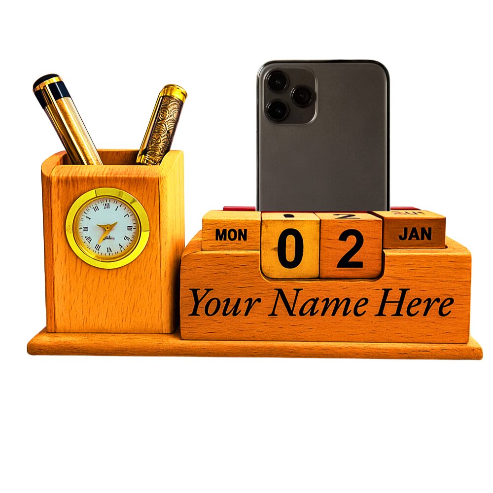 Wooden Desk Organizer